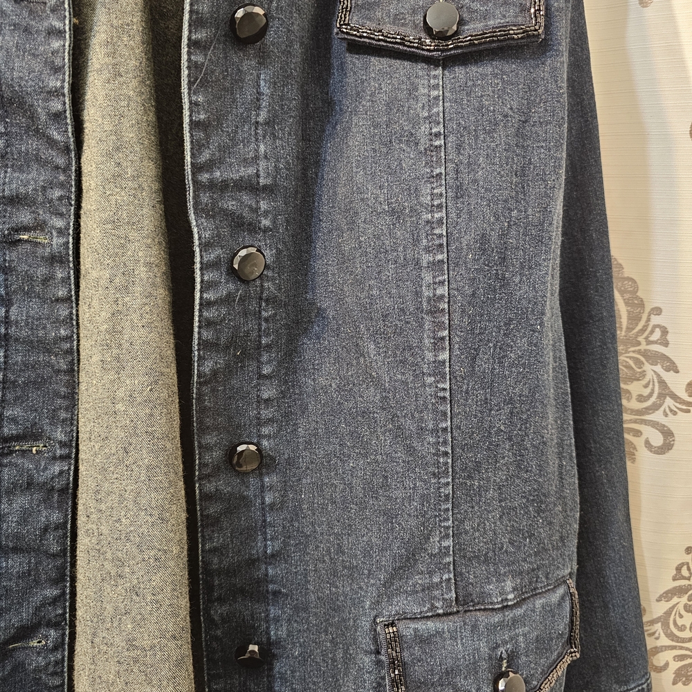 Coldwater Creek Indigo Jean Jacket - Picture 5 of 8